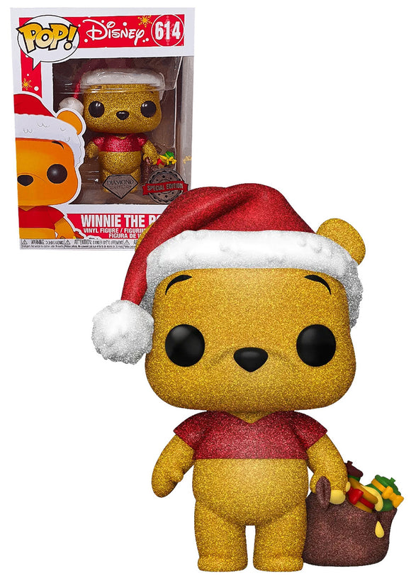 Winnie-the-Pooh Holiday Diamond Glitter Pop! Vinyl (RS) #614