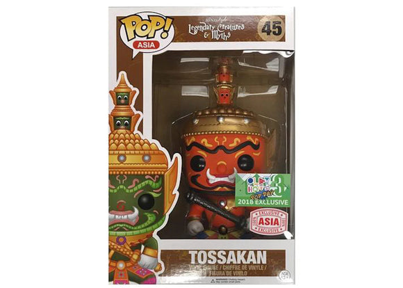 Funko Pop Asia Orange Tossakan # 45 Legendary Creatures Pop Day Asia Exclusive