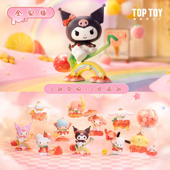 Hello kitty TOPTOY Sanrio Characters Summer Strawberry Paradise Blind Box Figure