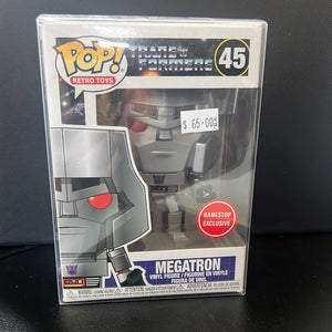 Funko POP! GAMESTOP Exclusive Transformers Megatron Vinyl Figure #45 NEW