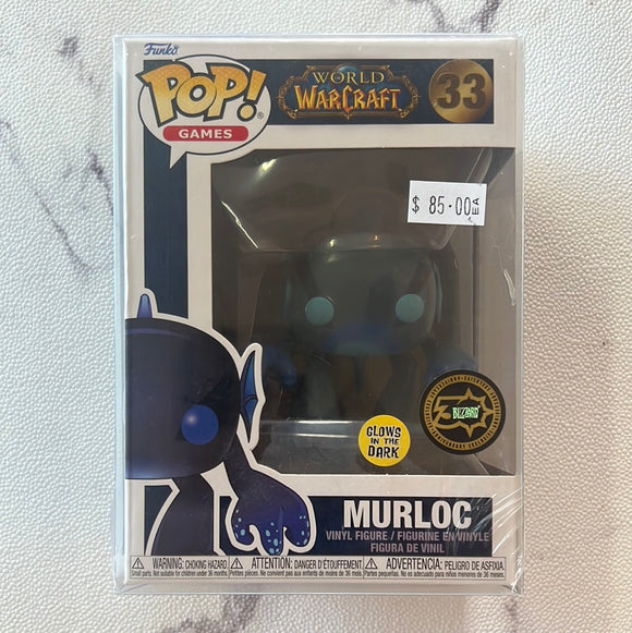 Funko Pop! World of Warcraft Murloc Black Glow-in-the-dark 30th Anniversary