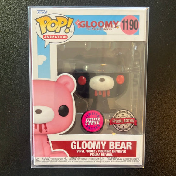 Gloomy Bear - Gloomy Bear Flocked chase US Exclusive Pop! Vinyl [RS]