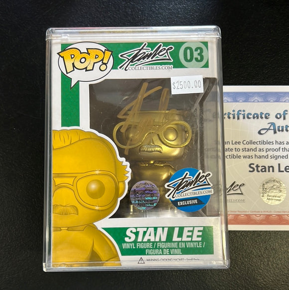 Funko Pop! Stan Lee Collectibles Exclusive Gold Original