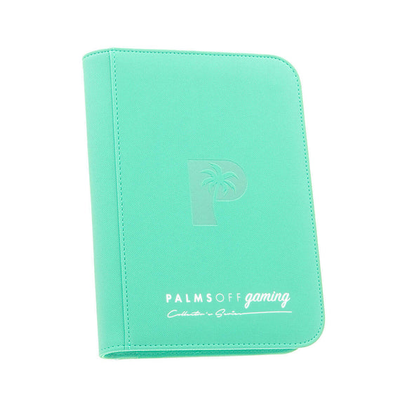 Palms Off Gaming - 4 Pocket Collectors Series Trading Card Binder (Turquoise)