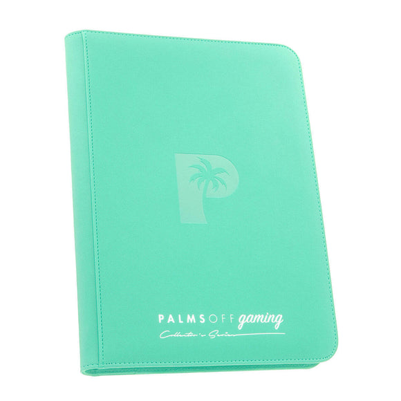 Palms Off Gaming - 9 Pocket Collectors Series Trading Card Binder (Turquoise)