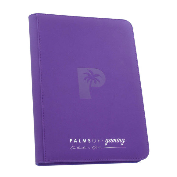 Palms Off Gaming - 9 Pocket Collectors Series Trading Card Binder (Purple)