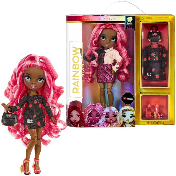 MGA Entertainment Rainbow High Series 3 Daria Roselyn Pink Hair Fashion Doll