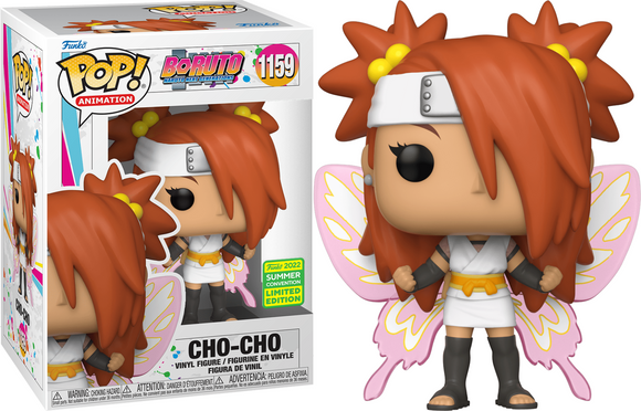 Funko Pop! Animation #1159 CHO-CHO Boruto SDCC 2022 Shared Sticker Vinyl Figure