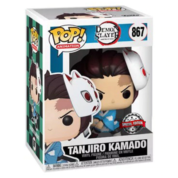 Demon Slayer - Tanjiro with Mask US Exclusive Pop! Vinyl [RS]