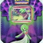POKEMON TRADING CARD GAME TIN BLISSY/GARDEVOIR CARD & 3 Boosters