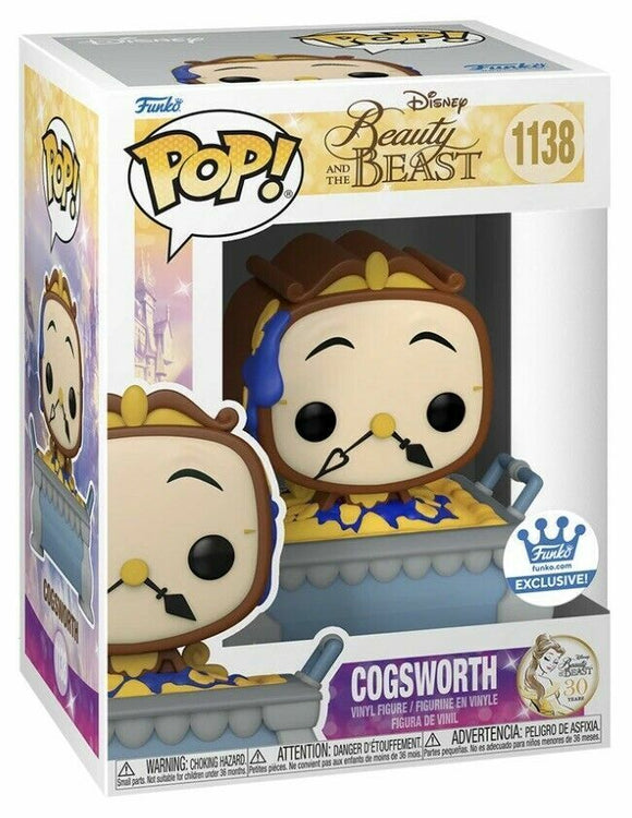 Cogsworth In Cobbler #1138 Pop! Vinyl Funko Exclusive Beauty & The Beast