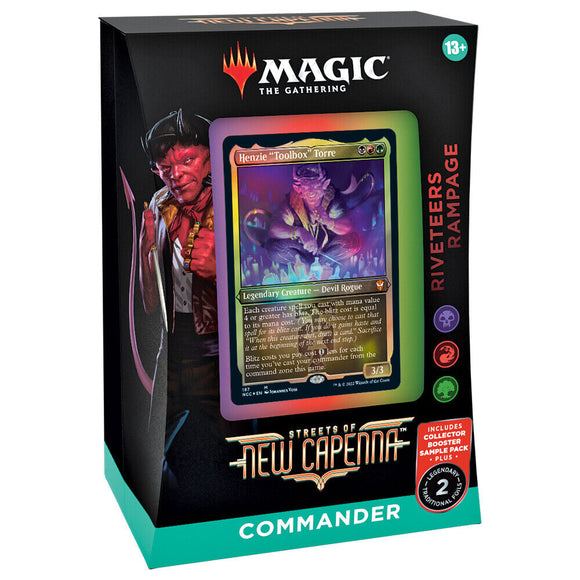 Magic The Gathering Streets of New Capenna Riveteers Rampage Commander Deck