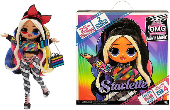 LOL Surprise OMG Movie Magic™ Starlette Fashion Doll with 25 Surprises