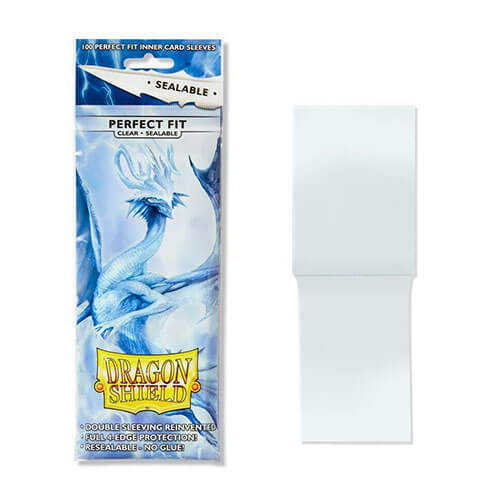 CLEAR Dragon Shield Standard Sleeves Perfect Fit Sealable