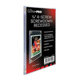 Ultra PRO 1/4" Screwdown Recessed Card Display Holder Standard 4-Screw