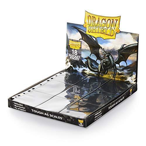 Arcane Tinman AT-10301 Portfolio Dragon Shield 18-Pocket Collectors Black 50