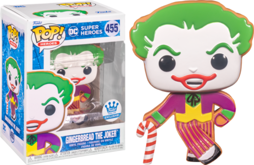 POP! Vinyl DC Super Heroes - Gingerbread The Joker Exclusive #455