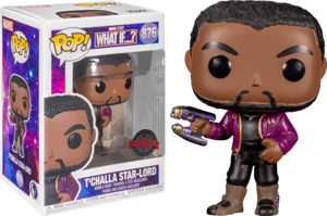 What If - T'Challa Star-Lord Unmasked US Exclusive Pop! Vinyl [RS]