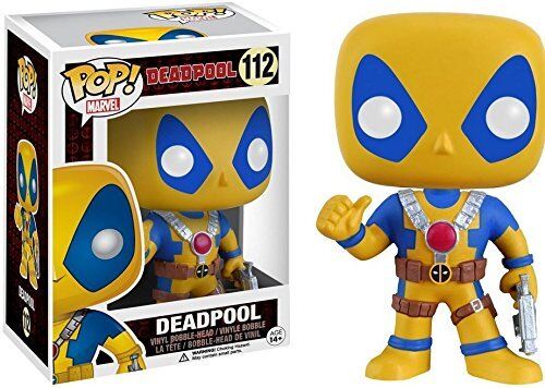 Deadpool Yellow Thumbs Up Daumen Hoch POP! Marvel #112 Vinyl Figur Funko