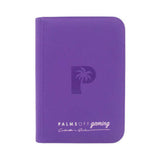 Palms Off Gaming - 4 Pocket Collectors Series Trading Card Binder (Purple)